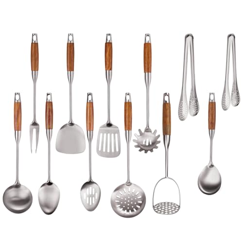 304 Stainless Steel Kitchen Utensils Set (12 Pcs)