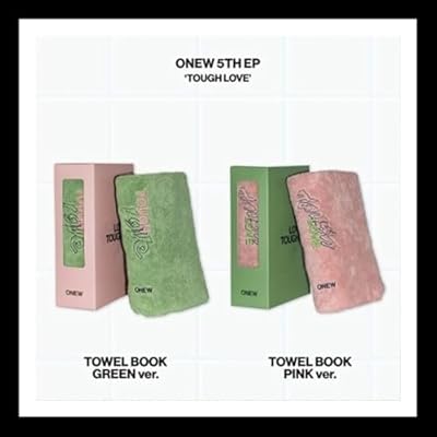 (TOWEL BOOK Ver/GREEN.+Gift) ONEW TOUGH LOVE 5th EP Mini Album (No audio disk) K-POP