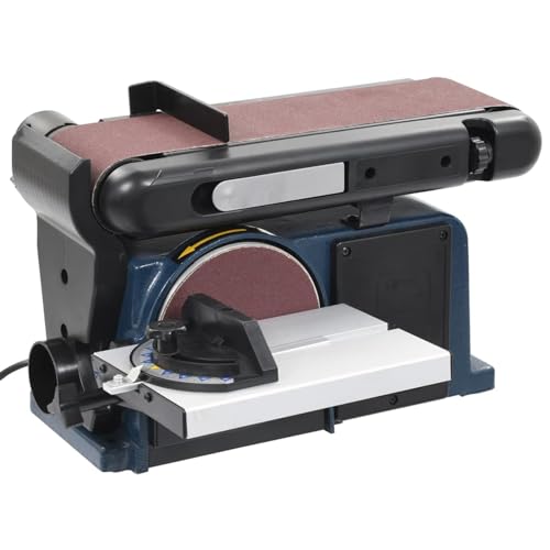 BaraSh Lijadora de Disco y Banda 370 W 150 mm Lijadora Madera Esmeril