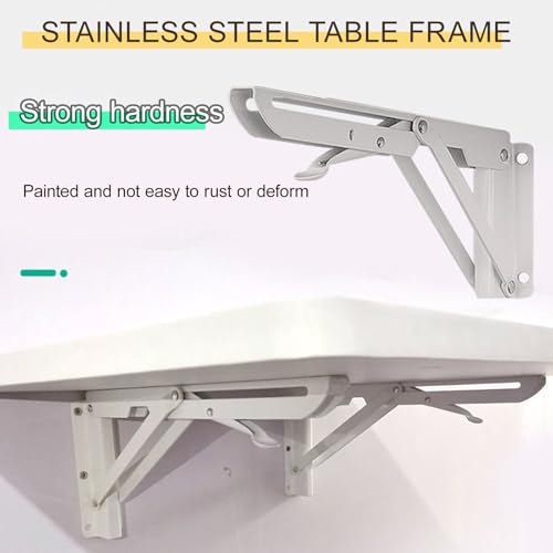 Établi pliable mural pour optimiser votre bureau ou cuisine - 6