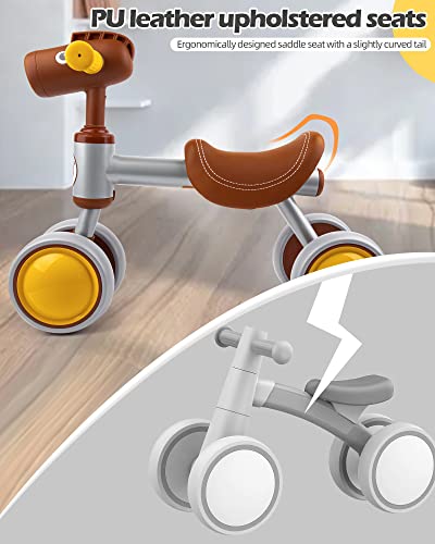 Perkidern 9146 Baby Balance Bike For 1-2 Year Old Boy Girl, Balance Bike For 12-24 Months 4 Wheels Toddler Balance Bike, Baby Bike 1+ Years Toy First Birthday Gifts thumb #8
