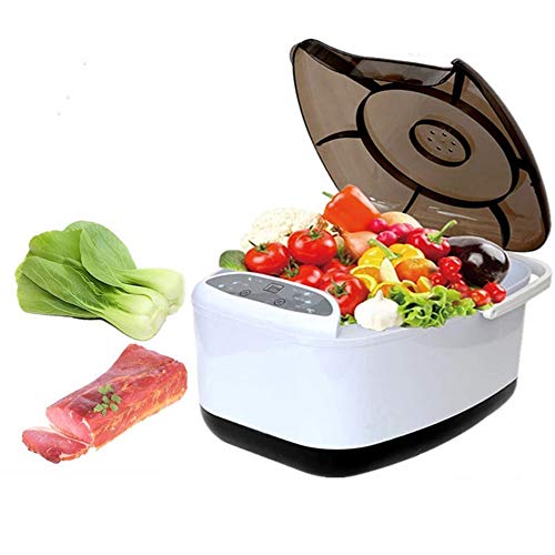 JIASHU 4.5L Fruit and Vegetable Washer System, Home Use Ultrasonic Ozone Vegetable Fruit