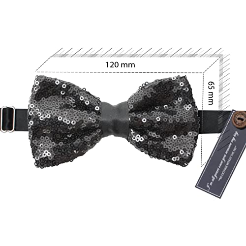 Image of Peluche Blingy-Sequin Bow Tie for Men