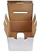 Donation Collection Ballot Box Reusable thick Raffle Ticket Charity Cardboard with wide Slot comment Suggestion Box With Removable Header 10.5H x 10.5W x 10D, Display area 11Hx 10.5W(5 Pack) White