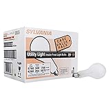 SYLVANIA Incandescent PS30 Utility Light Bulb, 300W, 5760 Lumens, 2850K, Frosted, Medium Base, 130 Volt, Commercial Value Pack - 6 Pack (15738)
