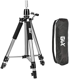 GEX Heavy Duty Canvas Block Head Tripod Cosmetology Training Doll Head Stand Mannequin
