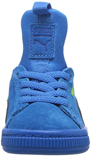 PUMA unisex-kids Suede Fierce Patent Block Jr Sneaker2