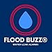 Flood Buzz Small Model 6-Pack | Water Leak Detectors for Home, Business, Apartment, Facility & RV Protection | Use Under Sinks & w/Appliances | Reusable Water Leak Detector w/Pre-Installed Battery