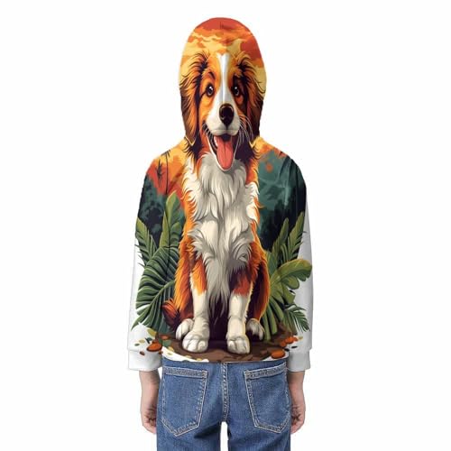 Sweat Le Chien 3D idée cadeau ado vêtement chaud hivernal