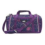 sporttasche lila STAURAUM – 20 Liter Volumen und verschiedene Fächer bieten extra viel Platz für den Schulsport, den Schwimmunterricht oder das Fußballtraining.