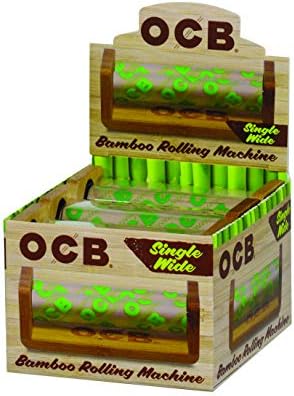 OCB - Single Wide (70mm) Bamboo Rolling Machine Display Case - 6 Machines per Case image 3