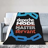 MENOPKA Multi-Größen Mode Music DeundPEundChe Band Flanelldecke Ultra-Soft Mikrofleece-Decke Anti-Pilling Hypoallergen Hautfre&lich für zu Hause Outdoor-Camping oder Geschenk