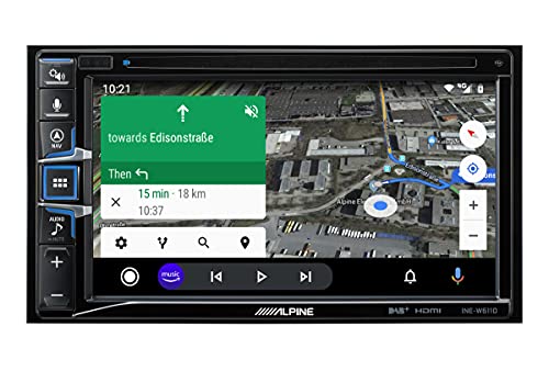 ALPINE INE-W611D Car Radio, Multimedia, Colour Black, 2 DIN