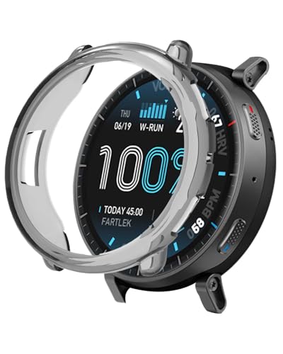 For Amazfit Active Max �p �P�[�X �J�o�[ �\�t�g PC�� �v���e�N�^�[�J�o�[ YAJOJO ���� �Ռ��z�� �S�ʕی� �����ȒP ���ϋv �����ȒP �t�C�����Ȃ��y�u���b�N�z