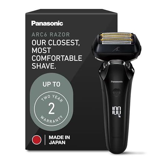 Panasonic Electric Razor for Men, Electric Shaver, ARC6 Six-Blade Electric Razor with Pop-Up Trimmer, ES-LS8A-K (Black)