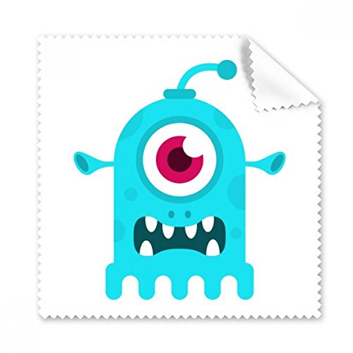 Chiffon Alien Bleu essuie-lunettes pour garder vos écrans propres au bureau et en voyage