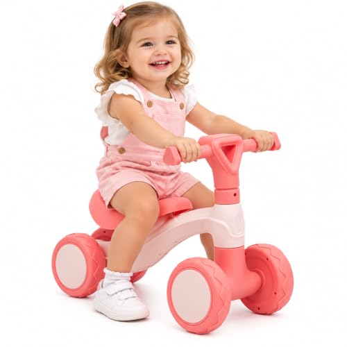 Bicicleta de Equilíbrio Infantil Sem Pedal 4 Rodas Andador Baby | Sem Pedal, 4 Rodas, Para Bebês, Andador Infantil, Equilíbrio