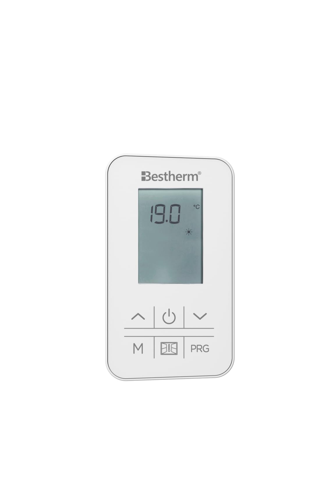 BESTHERM - Radiateur électrique fixe à inertie sèche céramique 1500W ARIA vertical blanc