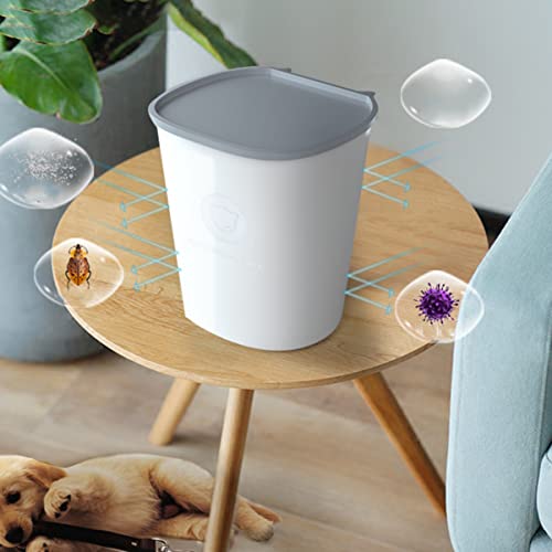 Balacoo Plastic Storage Bins Dry Storage Kitchen Airtight Dogs Food Container Bucket Sealed For Coffee Cats Containers Pantry Flour Bin Grain Dispenser Beans Pet Pets White Food Containers #TOP5