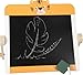small Foot Safari 12736 Chalkboard and Whiteboard Magnetic Board Made of FSC 100% Certified Wood, Can Be Used on Both Sides for Children from 4 Years