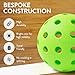 Pro Aviana Outdoor Pickleball Balls USAPA Approved for Tournament Play 6 12 48 Packs Durable 40-Hole Design Ideal for All Skill Levels Pickleball Accessories Pickleball Balls Outdoor (Green 12 Pack)