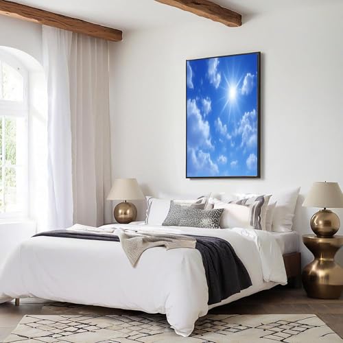 Pintura de lienzo de paisaje natural para renovar paredes de sala de estar, 60x90cm 4