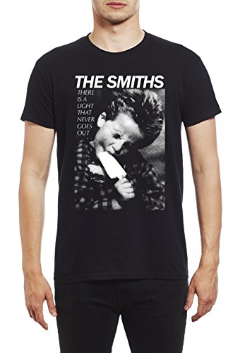 de Morrissey and The Smiths The Smiths There's A Light Camiseta para Hombre. Negro/XL