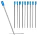 10 x 2.75 Blue Ballpoint Pen Refills for Swarovski Pens, 7cm Blue Ink Refills Compatible with Swarovski Crystal Element and Diamond Crystal Stylus Ballpoint Pens (10)