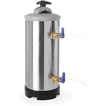 HENDI Water Softener Hard Water Treatment System Descaling System Water Temperature from 4-25 C Water Pressure 1-8 Bar Filter Capacity 20 F/30 F/40 F 2520/1680/1260 12L Diameter 185 x H 500 mm