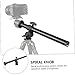 Angoily 360degree Rotatable Tripod Extension Arm Horizontal Boom for Multi-Angle Photography Black Camera Center Column Accessory for Overhead Shots