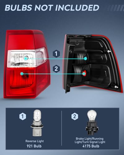 Image of Nilight Taillight Assembly for 2007-2017 Ford Expedition Passenger Side