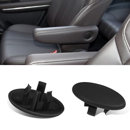 2PCS Armrest Cover Cap, Seat Parts Replacement for 07-19 Chevy Tahoe Black - Picture 4 of 19