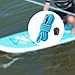 Elastic Bungee Shock Cord with Nonslip Buckle Portable Paddleboarding Storage Water Sports Surfboard Fixed Rope Paddle Leash, Blue