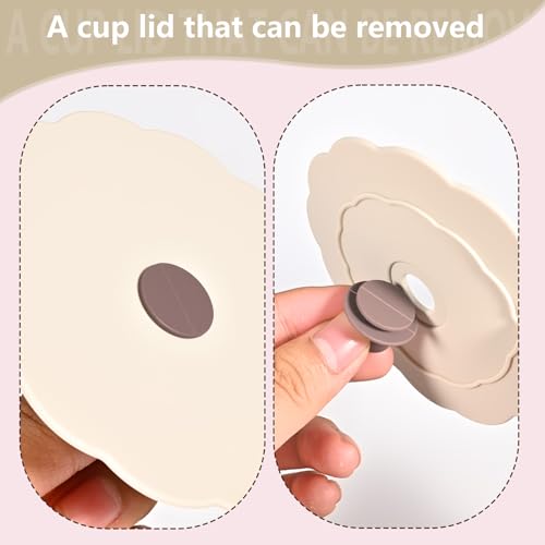 Silicone Cup Covers ， Multicolored Silicone Lids for Mugs, Cups, Tea Pots,Mug Covers，Hot Cup Lids for Coffee & Tea,3 Pack by Keweilian - Image 5