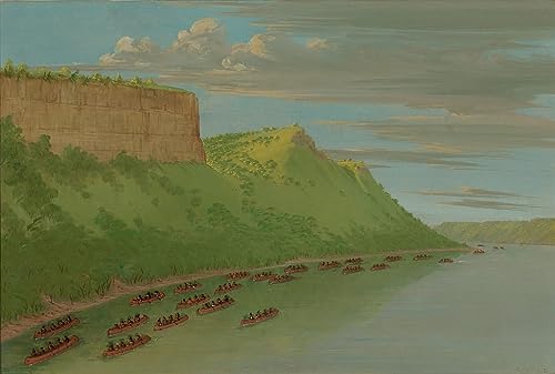 Affiche Père Hennepin George Catlin d'art sur toile SERENDIPITP 50x70 cm