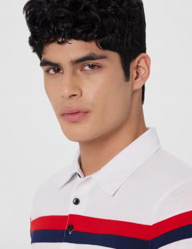 Image of Noble Monk Men's Polycotton Regular Fit Full Sleeves Polo T-Shirt