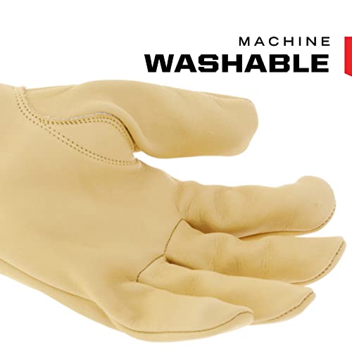 Mechanix Wear: Cow Leather Driver Glove With Durahide Water Resistant Technology, Quick Fitting Safety Work Gloves (Tan, X-Large) #TOP5