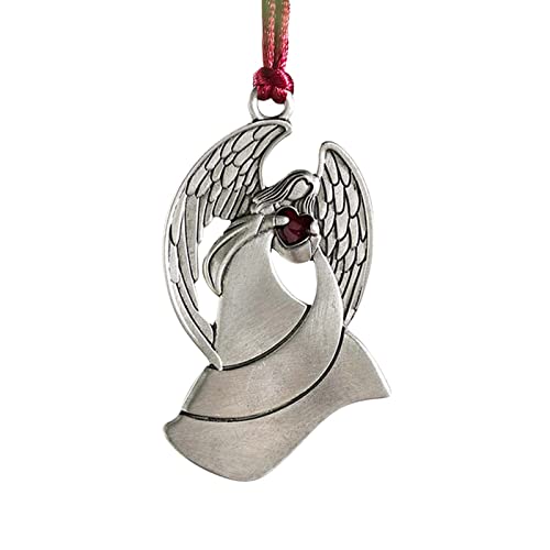 Vizoe Solid Pewter Christmas Tree Ornament Hanging Metal Christmas Decorations Holiday Ornaments Hanging Pendants Decoration For Home Party Xmas Tree Décor (Angel) #TOP5