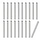 sourcing map 20Stk. 2x30mm Passstifte 304 Edelstahl Rundkopf Flachbefestigungselemente