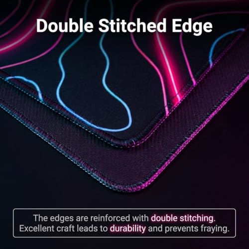 Image of ZORBES Extended Gaming Mouse Pad Big Keyboard Mousepad Large Desk Mousepad with Anti Slip Base for Gaming and Office