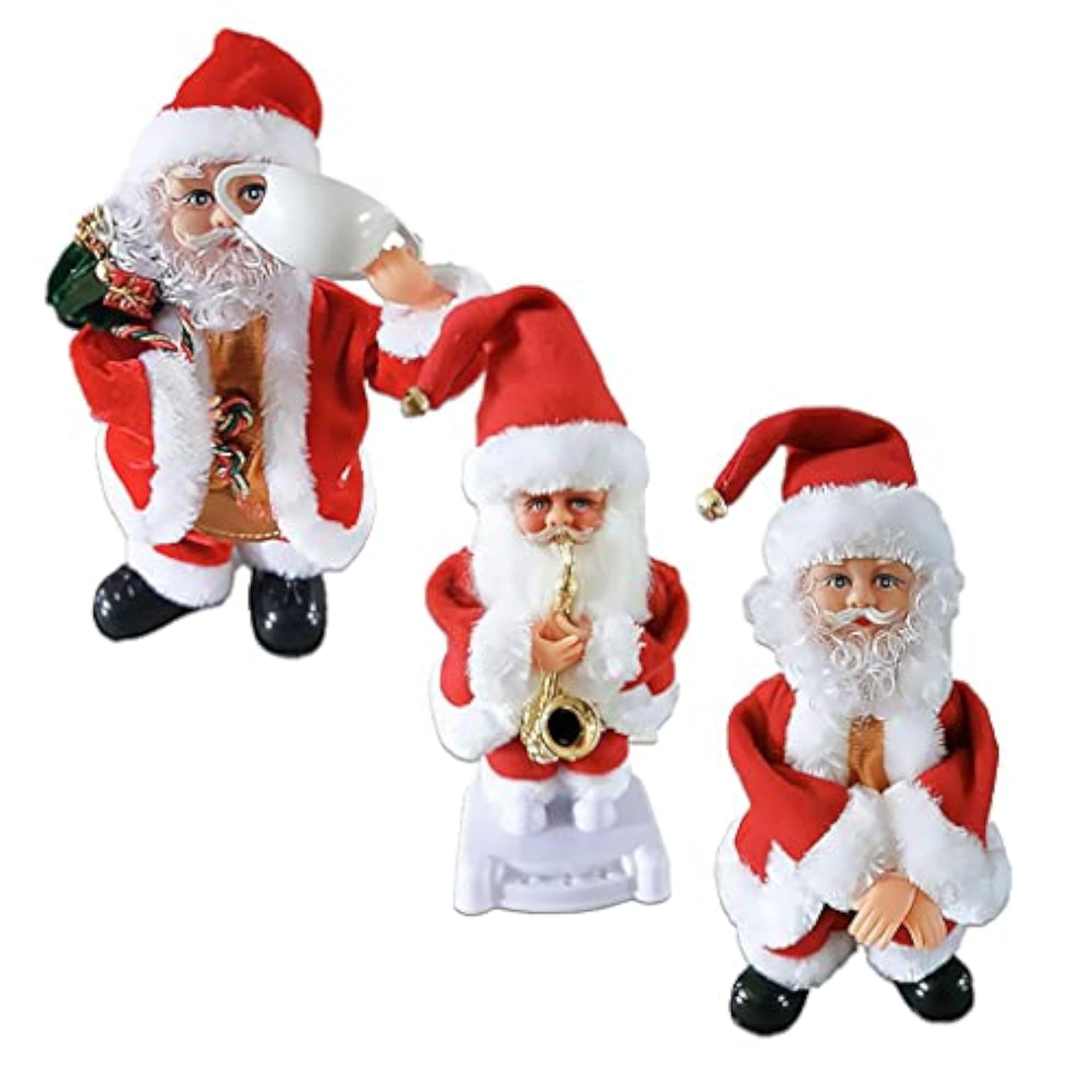 Cute Christmas Santa Claus Shake Singing Doll Toy