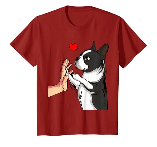 I cani Boston Terrier amano la mamma Maglietta