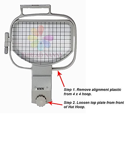 ThreadNanny Cap - Hat Hoop for Brother PE 770 780D Embroidery Machine - Thumbnail 4