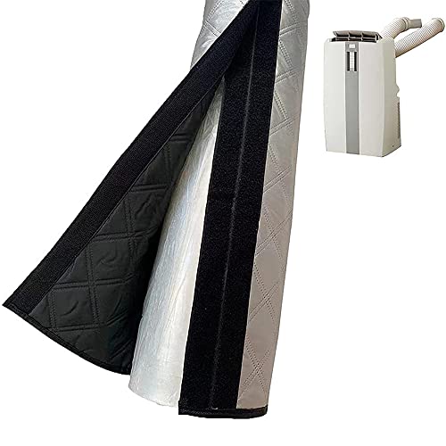 Envoltura de la cubierta de la manguera del aire acondicionado portátil Envoltura de la manga de la manguera de CA aislada Se adapta a los tubos de escape de 5 pulgadas y 6 pulgadas de diámetro Cover