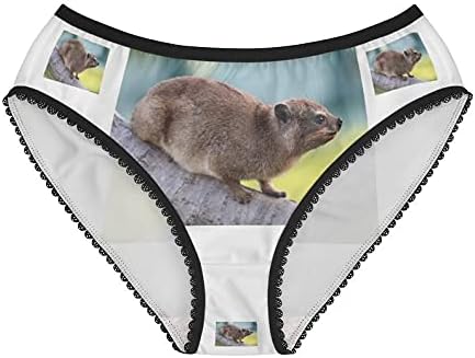 Cute Rock Hyrax Animal Panties, Cute Rock Hyrax Animal Underwear, Briefs, Cotton Briefs, Funny Underwear, Panties For Women