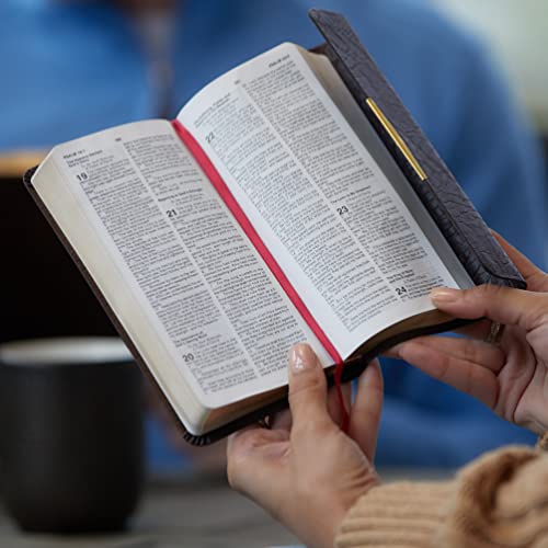 Kjv, Checkbook Bible, Compact, Bonded Leather, Black, Wallet Style, Red Letter: Holy Bible, King James Version #TOP7