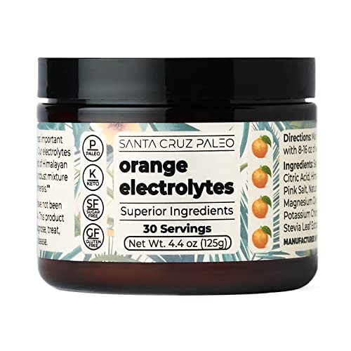Real Salt Electrolytes - Santa Cruz Paleo - 30 Servings - 1 Jar (Orange) #TOP22