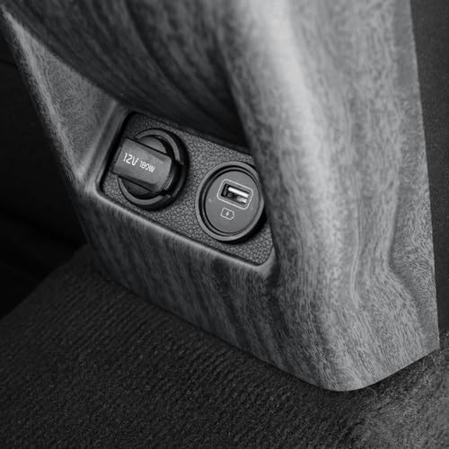 Amzcar Compatible with K5 2021-2026 Accessories Rear Armrest Box Anti Kick Protective Cover AC Air Conditioning Vent Outlet Frame Panel (Wood Grain) by Amzcar - Used condition - Image 6
