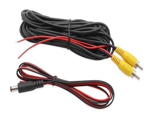 Camara Marcha Atras Cámara Visión Trasera Coche Cámara Visión Nocturna Estacionamiento Automóvil IP68 Impermeable CCD Imagen HD 170 Grados Cámara Visión Trasera(Only 6m cable)