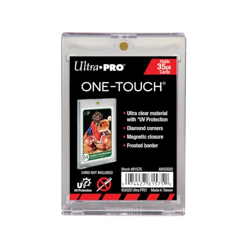Image of Ultra Pro - 35pt Magnetic Card Holder Cases 25ct Box - Sized to fit Standard Size Cards, Protect Collectible Sports Cards, Baseball Cards, Sports Memorabilia, Durable Card Display